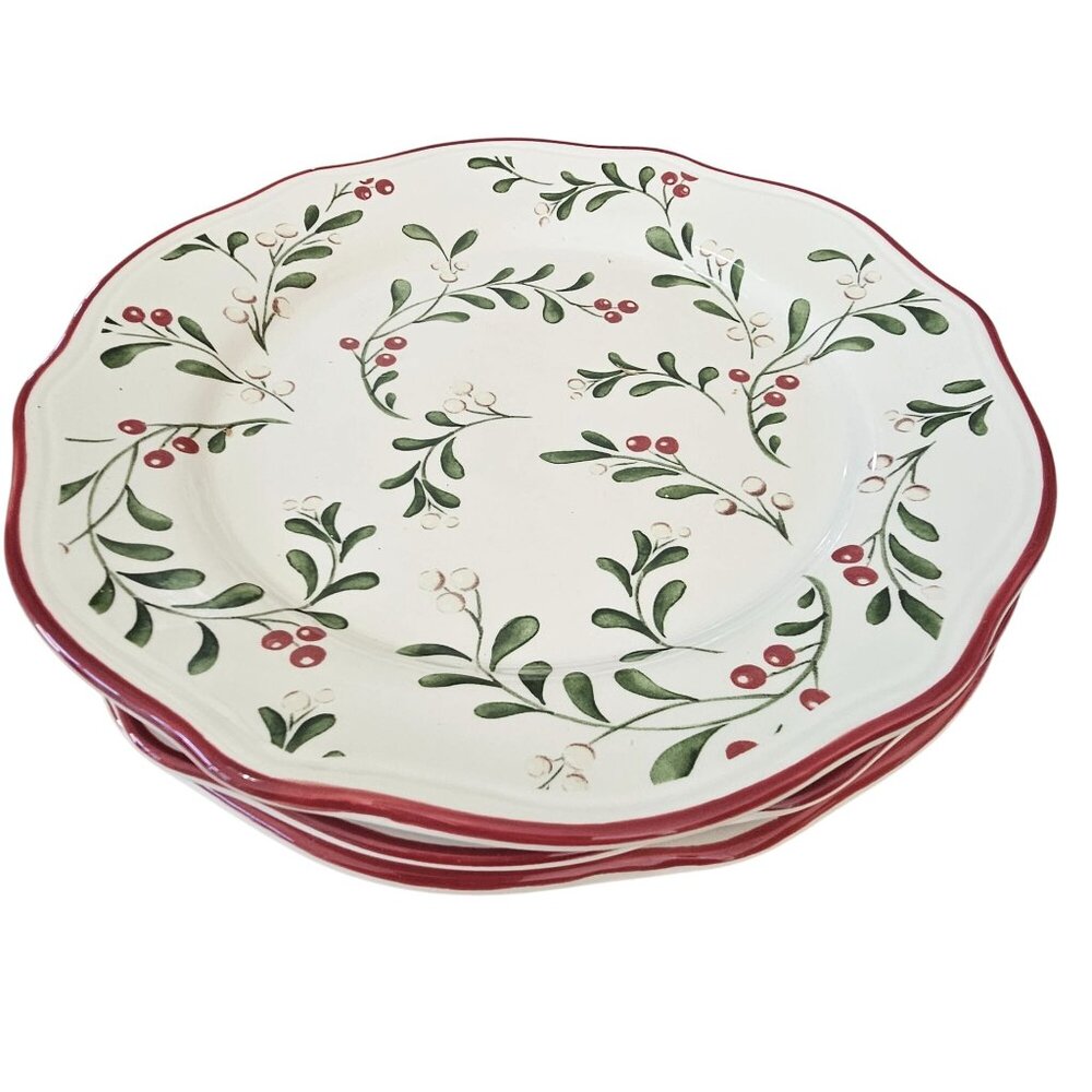 3 Better Homes Heritage Salad Plate 8.5" stoneware dishwasher microwave safe - Picture 4 of 8